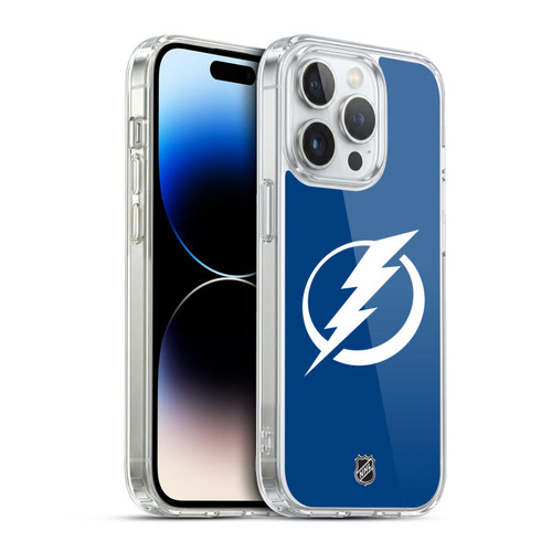 NHL Tampa Bay Lightning Plain Soft Gel Case for Apple iPhone 13 Pro