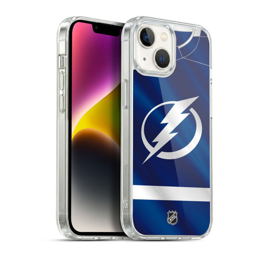 NHL Tampa Bay Lightning Jersey Soft Gel Case for Apple iPhone 14