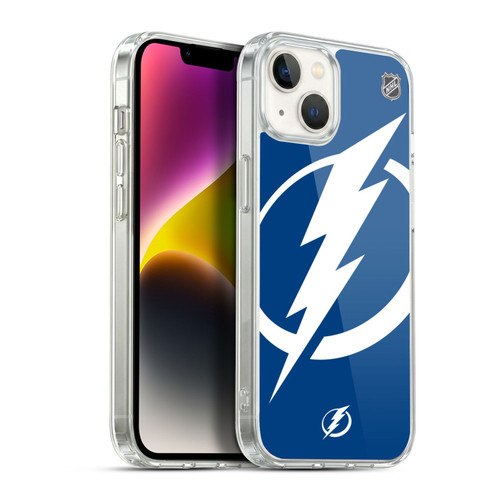NHL Tampa Bay Lightning Oversized Soft Gel Case for Apple iPhone 14 Plus