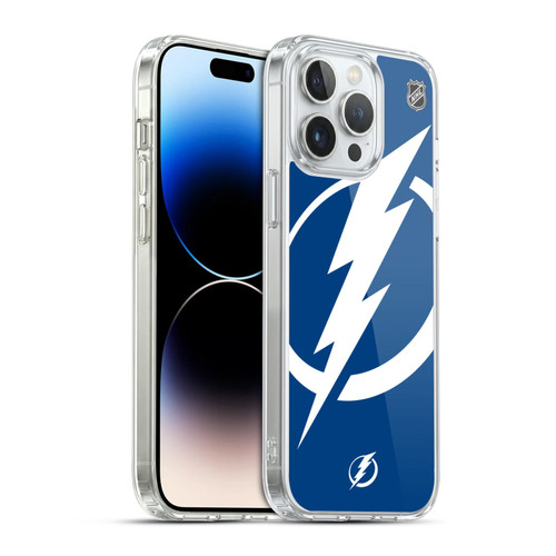 NHL Tampa Bay Lightning Oversized Soft Gel Case for Apple iPhone 14 Pro Max