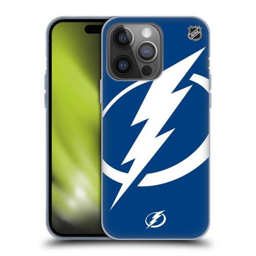 NHL Tampa Bay Lightning Oversized Soft Gel Case for Apple iPhone 14 Pro