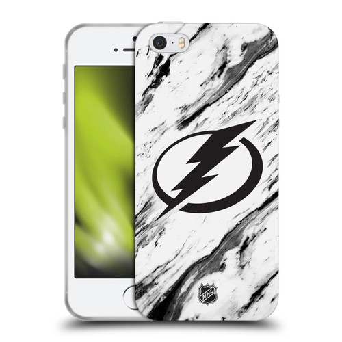 NHL Tampa Bay Lightning Marble Soft Gel Case for Apple iPhone 5 / 5s / iPhone SE 2016