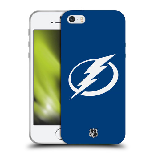 NHL Tampa Bay Lightning Plain Soft Gel Case for Apple iPhone 5 / 5s / iPhone SE 2016