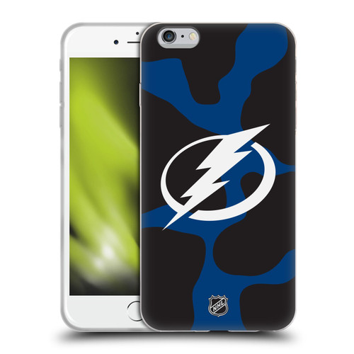NHL Tampa Bay Lightning Cow Pattern Soft Gel Case for Apple iPhone 6 Plus / iPhone 6s Plus