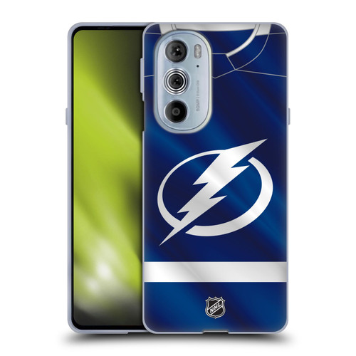 NHL Tampa Bay Lightning Jersey Soft Gel Case for Motorola Edge X30