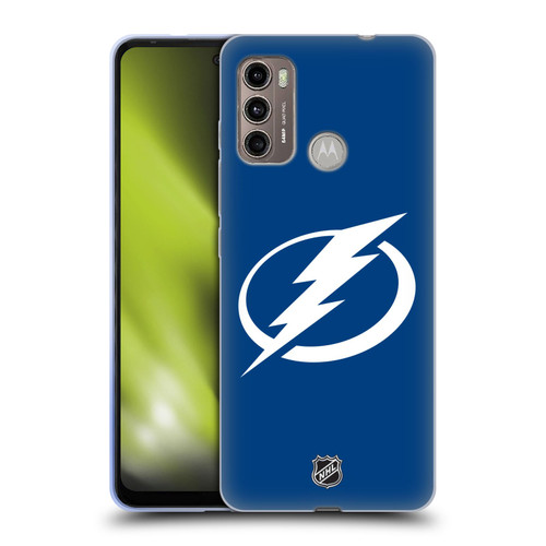 NHL Tampa Bay Lightning Plain Soft Gel Case for Motorola Moto G60 / Moto G40 Fusion