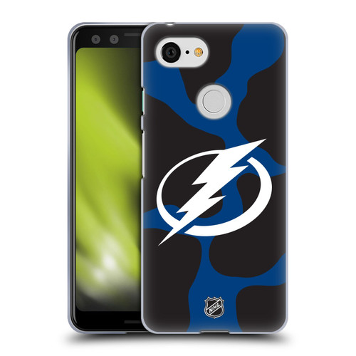 NHL Tampa Bay Lightning Cow Pattern Soft Gel Case for Google Pixel 3