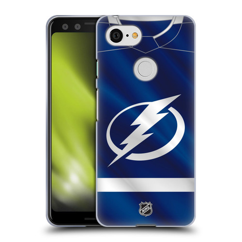 NHL Tampa Bay Lightning Jersey Soft Gel Case for Google Pixel 3