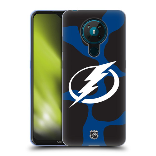 NHL Tampa Bay Lightning Cow Pattern Soft Gel Case for Nokia 5.3