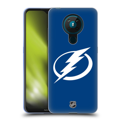 NHL Tampa Bay Lightning Plain Soft Gel Case for Nokia 5.3