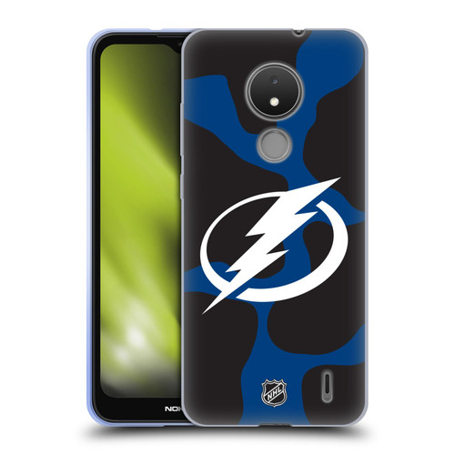 NHL Tampa Bay Lightning Cow Pattern Soft Gel Case for Nokia C21