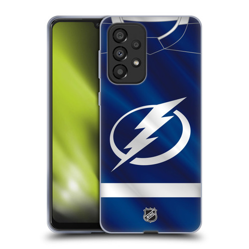 NHL Tampa Bay Lightning Jersey Soft Gel Case for Samsung Galaxy A33 5G (2022)