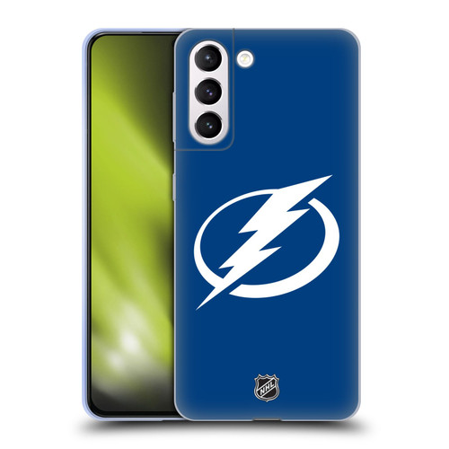 NHL Tampa Bay Lightning Plain Soft Gel Case for Samsung Galaxy S21+ 5G