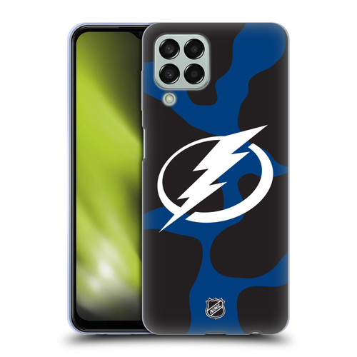 NHL Tampa Bay Lightning Cow Pattern Soft Gel Case for Samsung Galaxy M33 (2022)