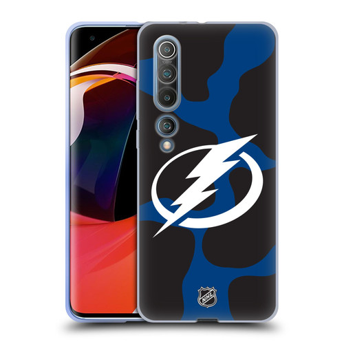 NHL Tampa Bay Lightning Cow Pattern Soft Gel Case for Xiaomi Mi 10 5G / Mi 10 Pro 5G