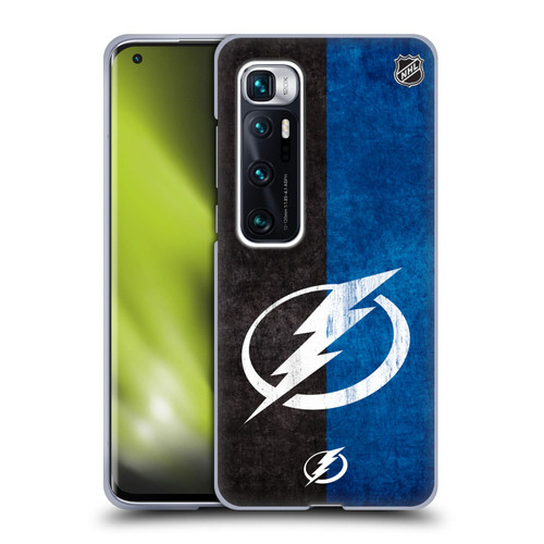 NHL Tampa Bay Lightning Half Distressed Soft Gel Case for Xiaomi Mi 10 Ultra 5G