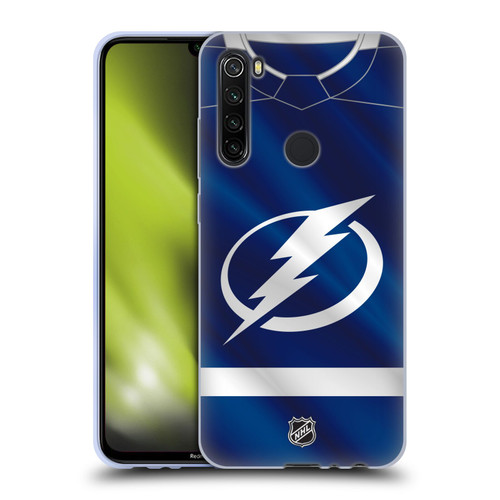 NHL Tampa Bay Lightning Jersey Soft Gel Case for Xiaomi Redmi Note 8T