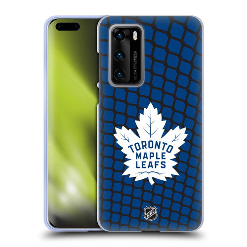 NHL Toronto Maple Leafs Net Pattern Soft Gel Case for Huawei P40 5G