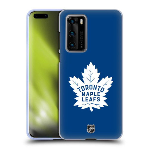 NHL Toronto Maple Leafs Plain Soft Gel Case for Huawei P40 5G