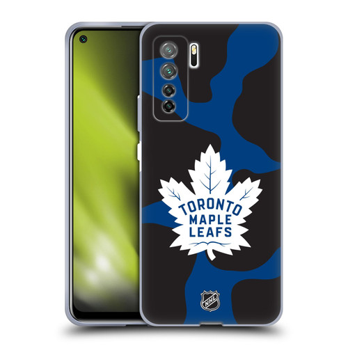 NHL Toronto Maple Leafs Cow Pattern Soft Gel Case for Huawei Nova 7 SE/P40 Lite 5G