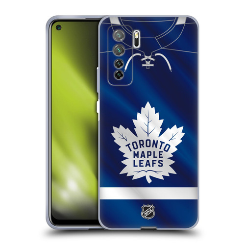 NHL Toronto Maple Leafs Jersey Soft Gel Case for Huawei Nova 7 SE/P40 Lite 5G