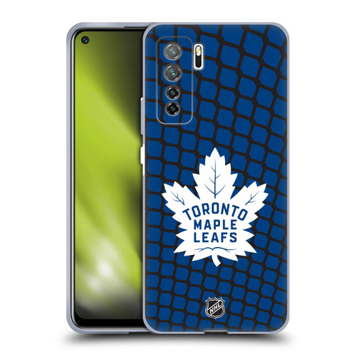 NHL Toronto Maple Leafs Net Pattern Soft Gel Case for Huawei Nova 7 SE/P40 Lite 5G