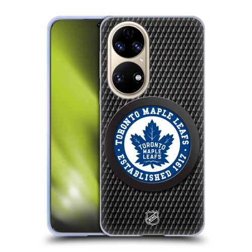 NHL Toronto Maple Leafs Puck Texture Soft Gel Case for Huawei P50