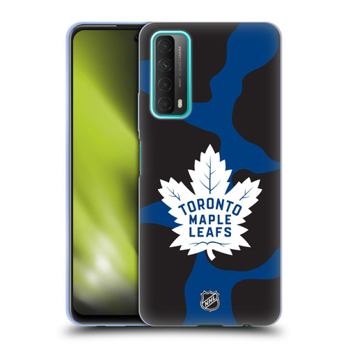 NHL Toronto Maple Leafs Cow Pattern Soft Gel Case for Huawei P Smart (2021)