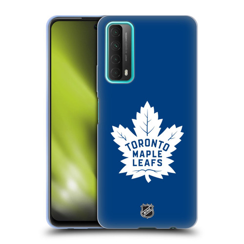 NHL Toronto Maple Leafs Plain Soft Gel Case for Huawei P Smart (2021)