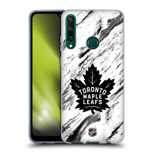 NHL Toronto Maple Leafs Marble Soft Gel Case for Huawei Y6p