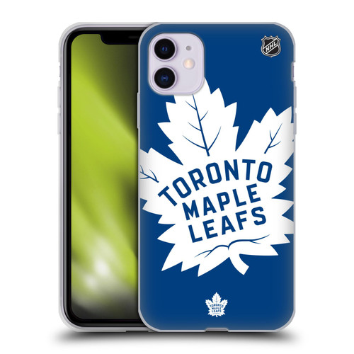 NHL Toronto Maple Leafs Oversized Soft Gel Case for Apple iPhone 11