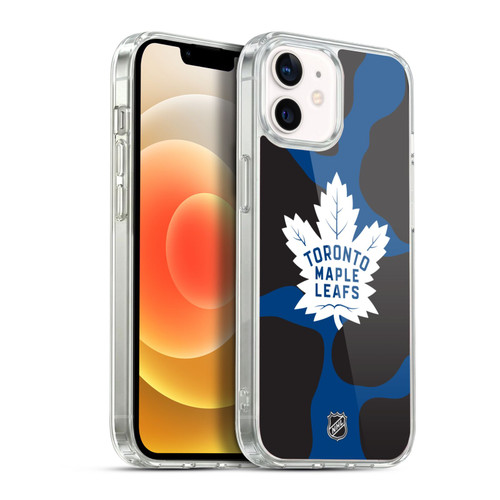 NHL Toronto Maple Leafs Cow Pattern Soft Gel Case for Apple iPhone 12 / iPhone 12 Pro & MagSafe