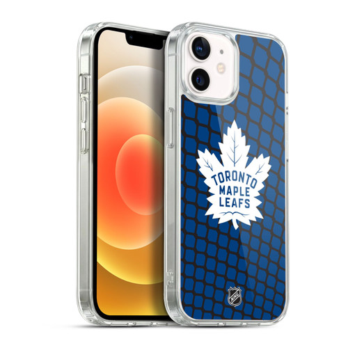 NHL Toronto Maple Leafs Net Pattern Soft Gel Case for Apple iPhone 12 / iPhone 12 Pro & MagSafe