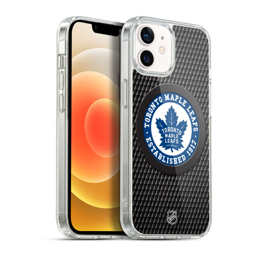 NHL Toronto Maple Leafs Puck Texture Soft Gel Case for Apple iPhone 12 / iPhone 12 Pro & MagSafe