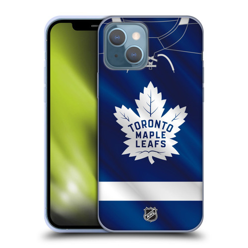 NHL Toronto Maple Leafs Jersey Soft Gel Case for Apple iPhone 13