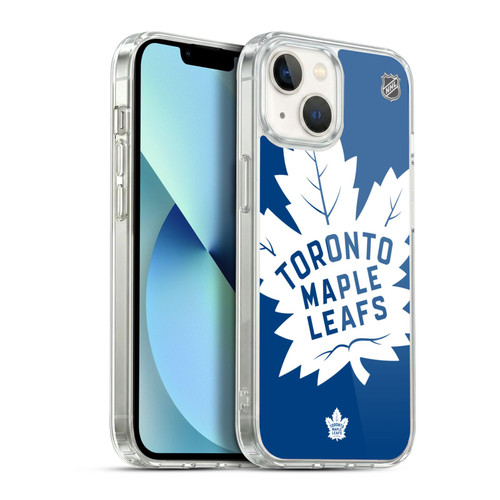 NHL Toronto Maple Leafs Oversized Soft Gel Case for Apple iPhone 13