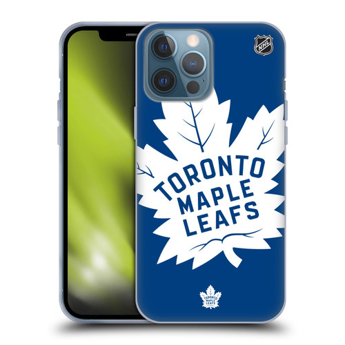 NHL Toronto Maple Leafs Oversized Soft Gel Case for Apple iPhone 13 Pro Max