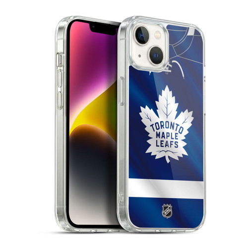 NHL Toronto Maple Leafs Jersey Soft Gel Case for Apple iPhone 14 Plus & MagSafe