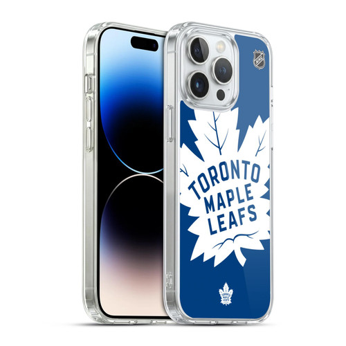 NHL Toronto Maple Leafs Oversized Soft Gel Case for Apple iPhone 14 Pro Max & MagSafe