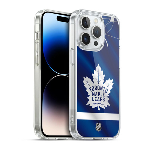 NHL Toronto Maple Leafs Jersey Soft Gel Case for Apple iPhone 14 Pro & MagSafe