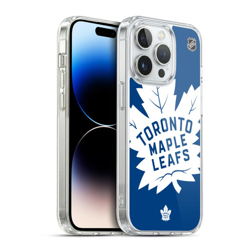 NHL Toronto Maple Leafs Oversized Soft Gel Case for Apple iPhone 14 Pro & MagSafe