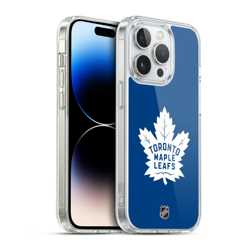NHL Toronto Maple Leafs Plain Soft Gel Case for Apple iPhone 14 Pro & MagSafe