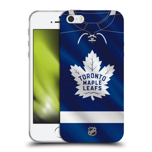 NHL Toronto Maple Leafs Jersey Soft Gel Case for Apple iPhone 5 / 5s / iPhone SE 2016