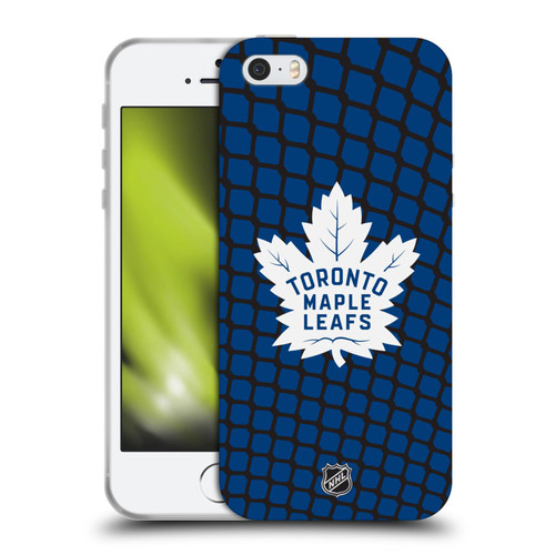 NHL Toronto Maple Leafs Net Pattern Soft Gel Case for Apple iPhone 5 / 5s / iPhone SE 2016
