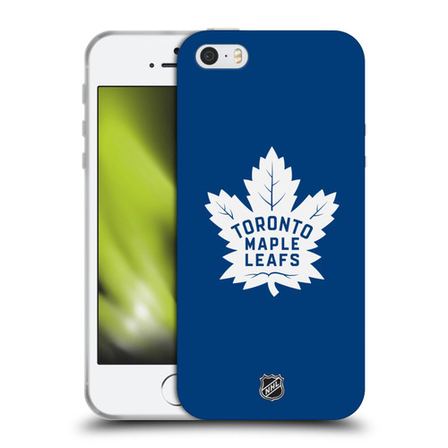 NHL Toronto Maple Leafs Plain Soft Gel Case for Apple iPhone 5 / 5s / iPhone SE 2016