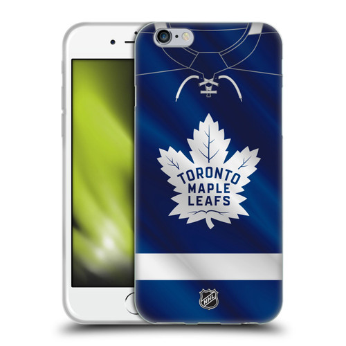 NHL Toronto Maple Leafs Jersey Soft Gel Case for Apple iPhone 6 / iPhone 6s