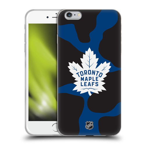 NHL Toronto Maple Leafs Cow Pattern Soft Gel Case for Apple iPhone 6 Plus / iPhone 6s Plus