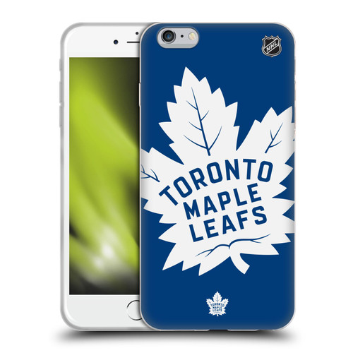 NHL Toronto Maple Leafs Oversized Soft Gel Case for Apple iPhone 6 Plus / iPhone 6s Plus