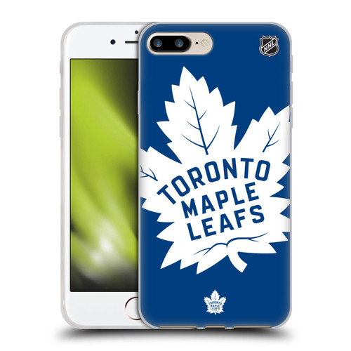 NHL Toronto Maple Leafs Oversized Soft Gel Case for Apple iPhone 7 Plus / iPhone 8 Plus