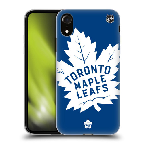 NHL Toronto Maple Leafs Oversized Soft Gel Case for Apple iPhone XR